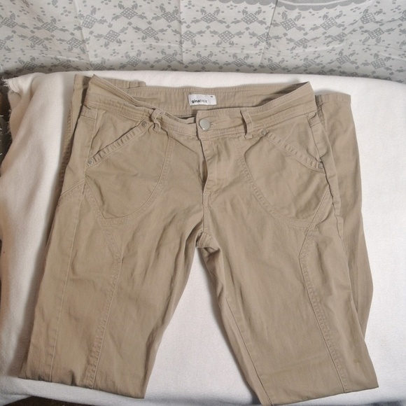 gina tricot coated jeans